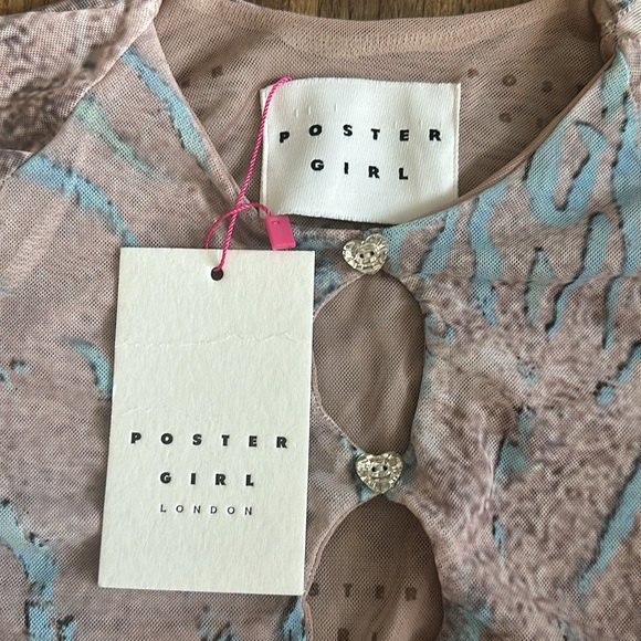 POSTER GIRL
 London XS Top Crop Top NEW With Tags - Picture 5 of 12